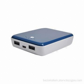 Portable Power Bank with 10,400mAh for iPhone/iPad/MP3/MP4 Players/GPS